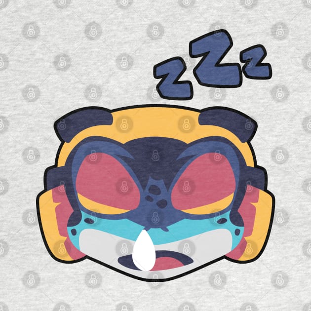 Sleepy Frog by ekazaki
